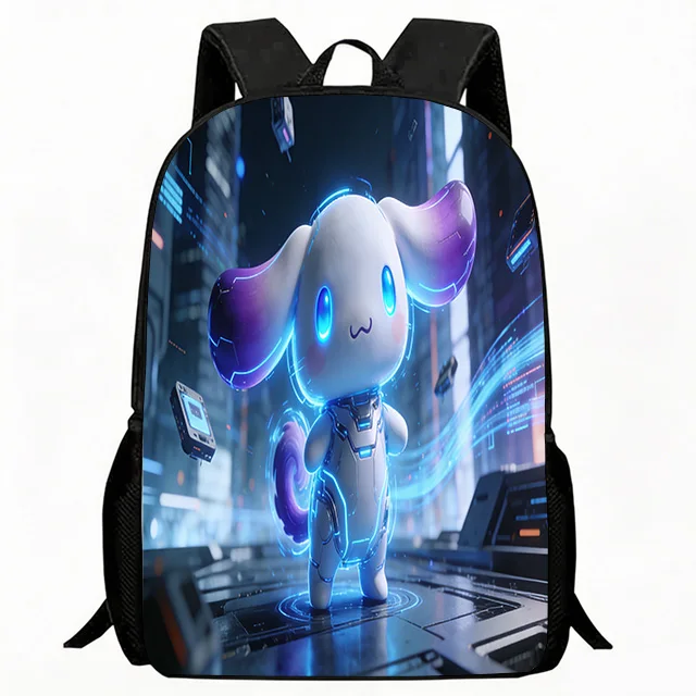 Kids Bag Cyberpunk Cinnamoroll Puppy Print School Backpack Adjustable Breathable Children's Casual Daypack Lightweight Durable K
Kids Bag Cyberpunk Cinnamoroll Puppy Print School Backpack Adjustable Breathable Children's Casual Daypack Lightweight Durable K