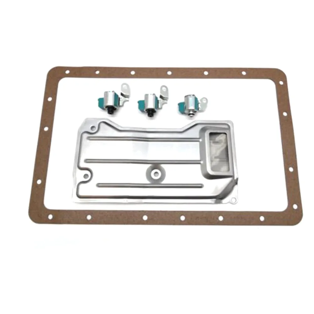 1Set Refurbished AW4 Transmission Solenoid Service Filter Kit TCC Lock up Shift A340 For Cherokee Comanchee Wagoneer
1Set Refurbished AW4 Transmission Solenoid Service Filter Kit TCC Lock up Shift A340 For Cherokee Comanchee Wagoneer