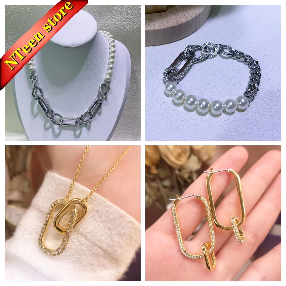 Original 2025 New Trend Fine Jewelry Set Charm White Crystal Fashion Luxury Pearl Necklace Earrings for Women's Anniversary Gift
Original 2025 New Trend Fine Jewelry Set Charm White Crystal Fashion Luxury Pearl Necklace Earrings for Women's Anniversary Gift
