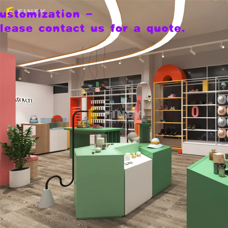 Элитная стойка-витрина со стеклянными полками для бутика, мебель для розничного магазина, декор для бутика, индивидуальный дизайн интерьера бутика.
Элитная стойка-витрина со стеклянными полками для бутика, мебель для розничного магазина, декор для бутика, индивидуальный дизайн интерьера бутика.