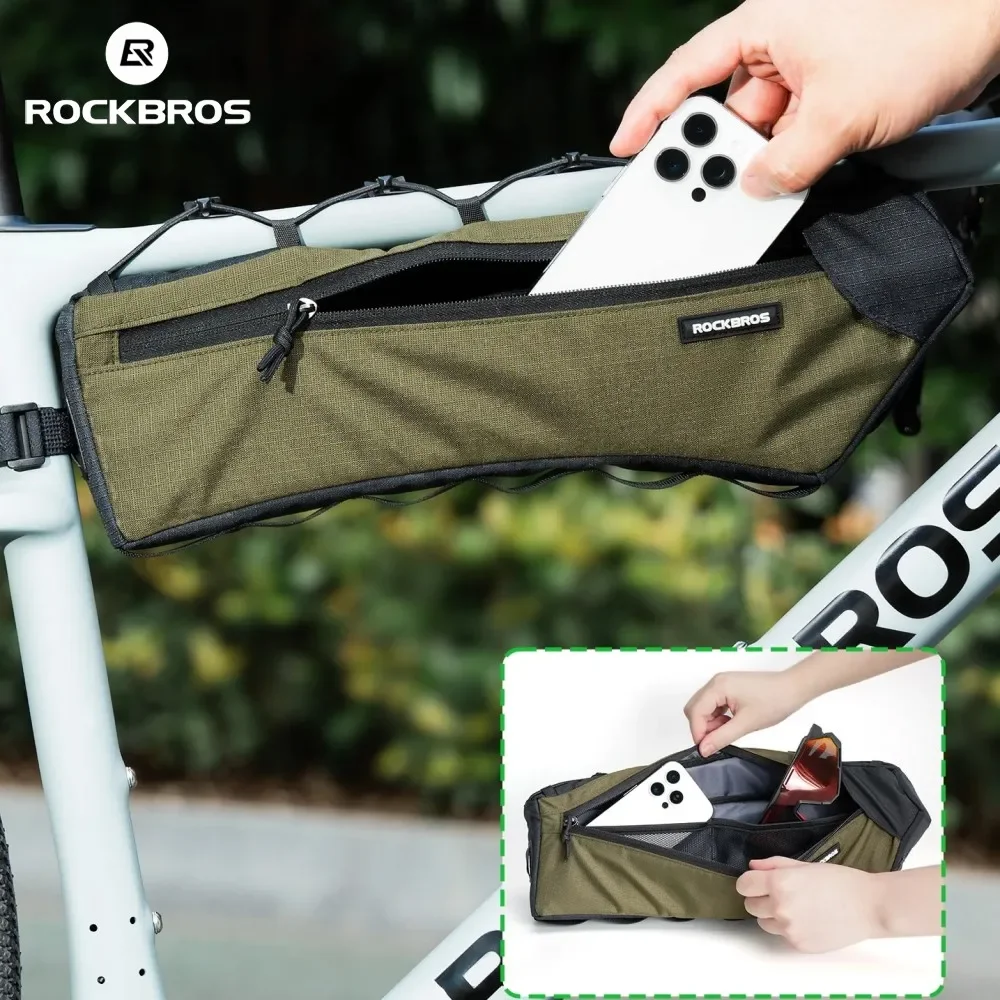 Велосипедная сумка ROCKBROS на верхнюю трубу рамы, треугольная, для MTB и шоссейных велосипедов, большая вместимость, для путешествий и хранения, аксессуары для велосипедов
Велосипедная сумка ROCKBROS на верхнюю трубу рамы, треугольная, для MTB и шоссейных велосипедов, большая вместимость, для путешествий и хранения, аксессуары для велосипедов