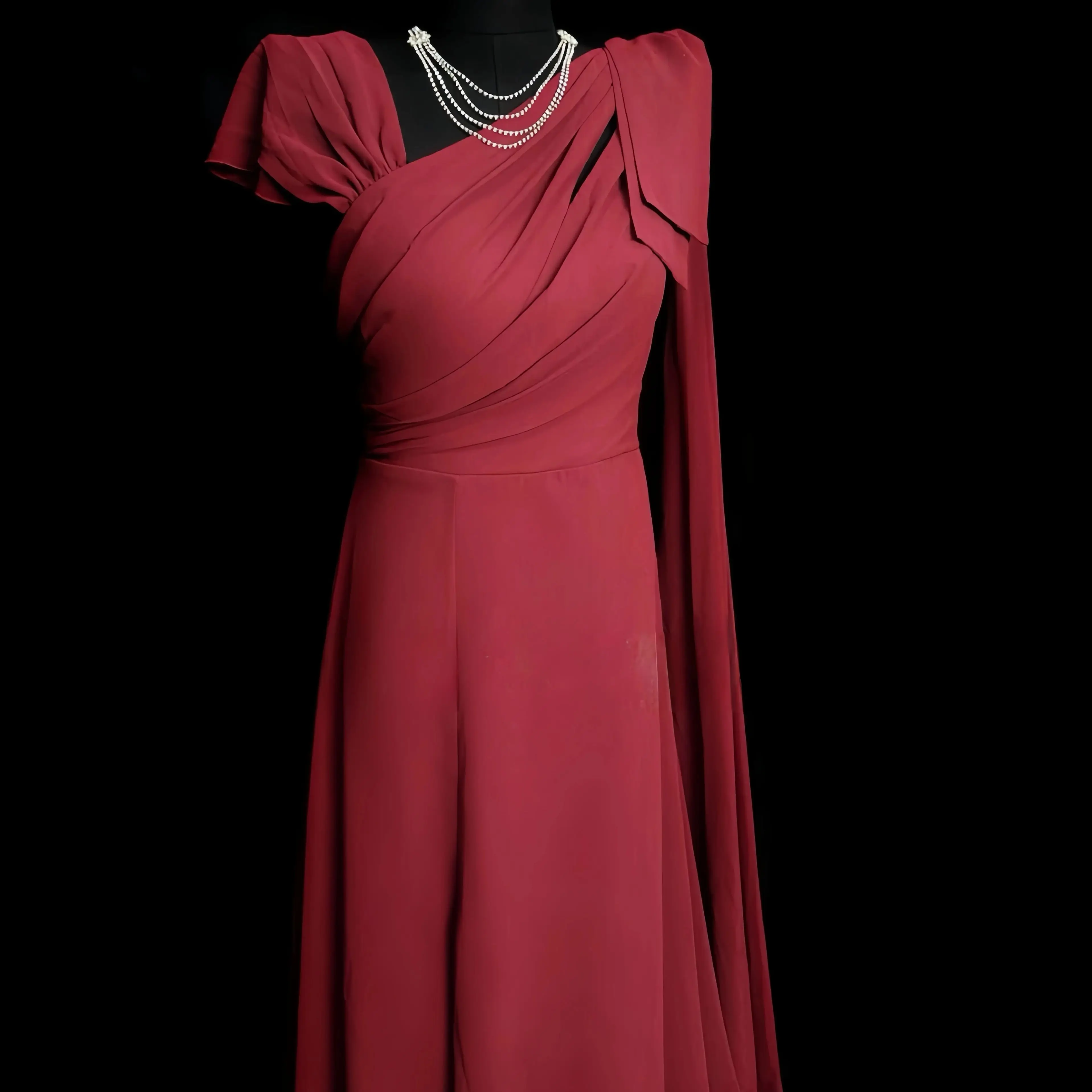 Роскошное новое вечернее платье темно-красного цвета, длинное платье на одно плечо с поясом нестандартной формы, подходящее женское банкетное платье
Роскошное новое вечернее платье темно-красного цвета, длинное платье на одно плечо с поясом нестандартной формы, подходящее женское банкетное платье