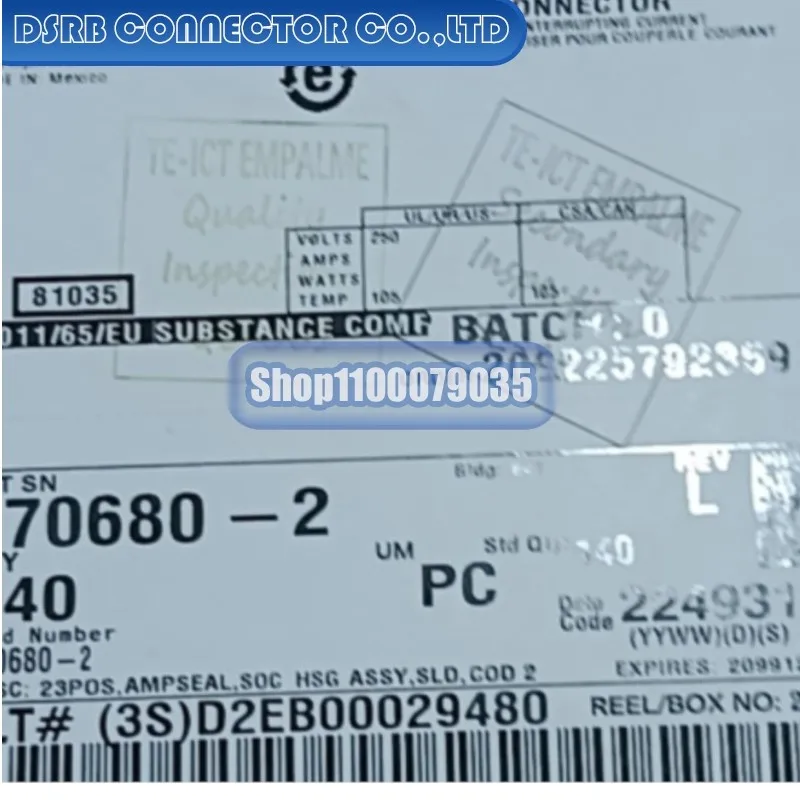 5pcs/lot 770680-2 770680-4 776228-1 AT62-203-08141 C10-765467-0001 DRB12-60PAE-L018 DT16-6S-KP01
5pcs/lot 770680-2 770680-4 776228-1 AT62-203-08141 C10-765467-0001 DRB12-60PAE-L018 DT16-6S-KP01