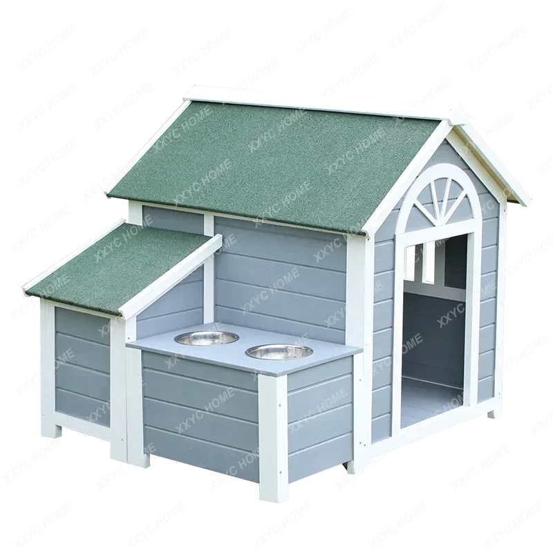 Solid Wood Dog House Outdoor Rainproof Outdoor Pet Kennel Four Seasons Universal House Large Dog House Wooden Cage
Solid Wood Dog House Outdoor Rainproof Outdoor Pet Kennel Four Seasons Universal House Large Dog House Wooden Cage