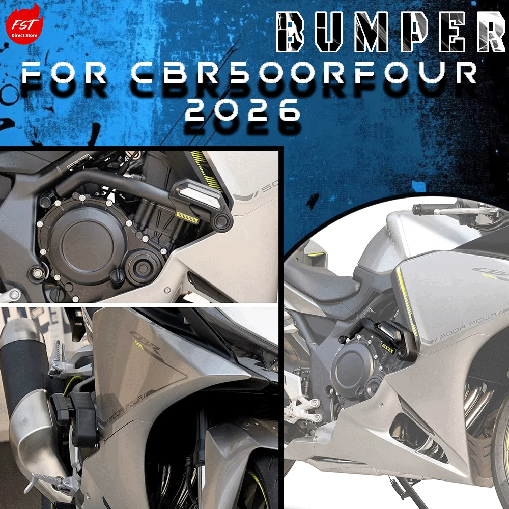 Fits 2026 CBR500F Four Racing Crash Bar Anti-collision Bumper Motorcycle Modification Parts
Fits 2026 CBR500F Four Racing Crash Bar Anti-collision Bumper Motorcycle Modification Parts