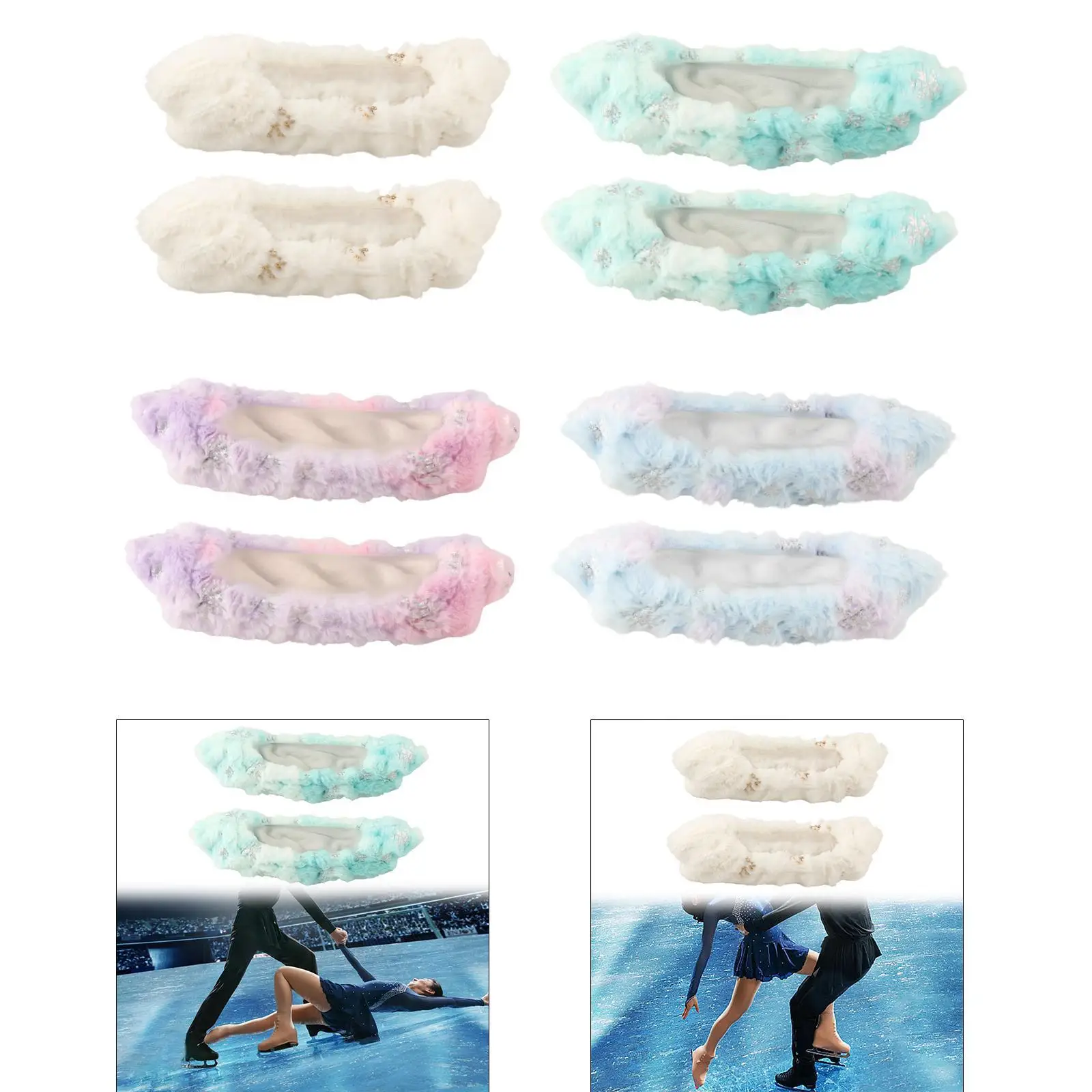 Artistic Skate Blade Covers Plush Flannel Protector for Hockey and Figure Skating Ice Skate Accessories Girls Women
Artistic Skate Blade Covers Plush Flannel Protector for Hockey and Figure Skating Ice Skate Accessories Girls Women