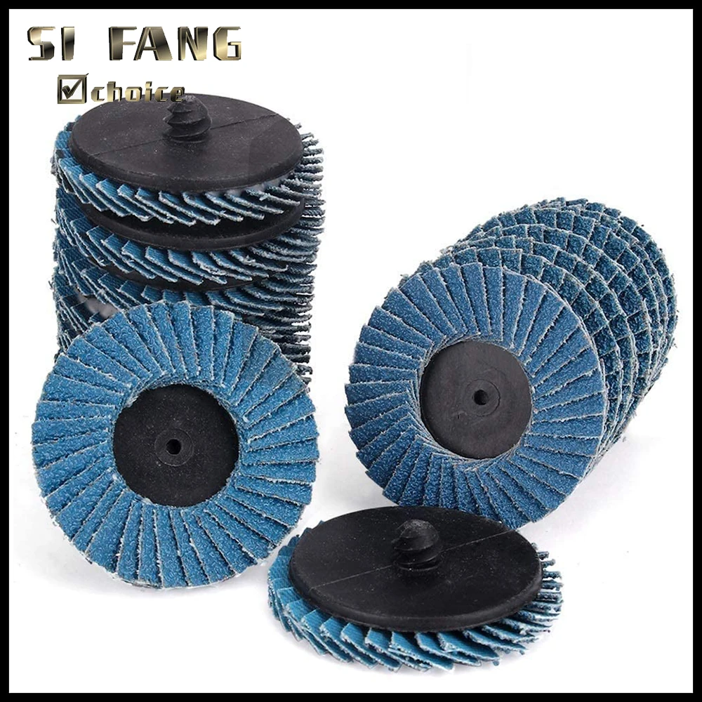 2 Inch Quick Change Flap Disc Sanding Wheel Zirconia Alumina 40/60/80/120 Grit Roll Lock for Flat Surface Rust & Paint Removal
2 Inch Quick Change Flap Disc Sanding Wheel Zirconia Alumina 40/60/80/120 Grit Roll Lock for Flat Surface Rust & Paint Removal