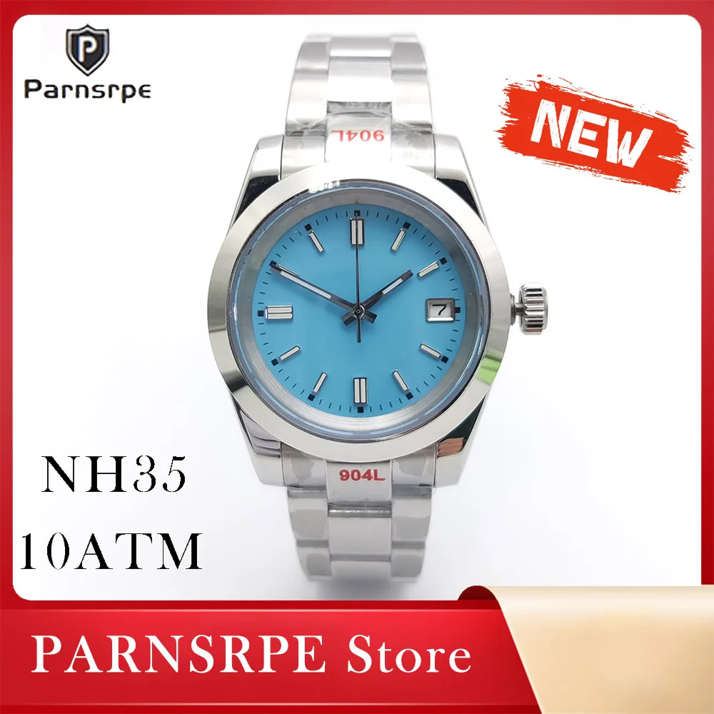 Parnsrpe Watches New NH35 self-winding movement sapphire glass luminous 10Bar 39 mm mechanical watch reloj hombre
Parnsrpe Watches New NH35 self-winding movement sapphire glass luminous 10Bar 39 mm mechanical watch reloj hombre