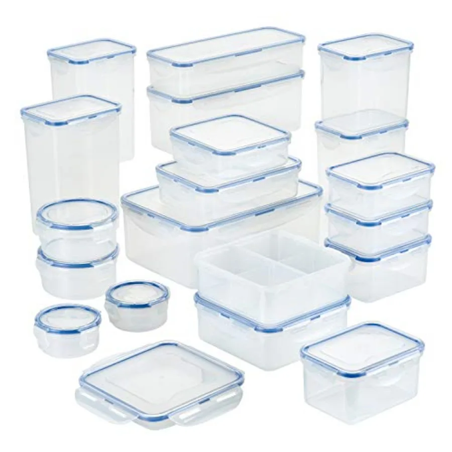 Lock and Lock Easy Essential Storage Set/Food Containers Airtight Bins/BPA-Free/Dishwasher Safe Clear
Lock and Lock Easy Essential Storage Set/Food Containers Airtight Bins/BPA-Free/Dishwasher Safe Clear