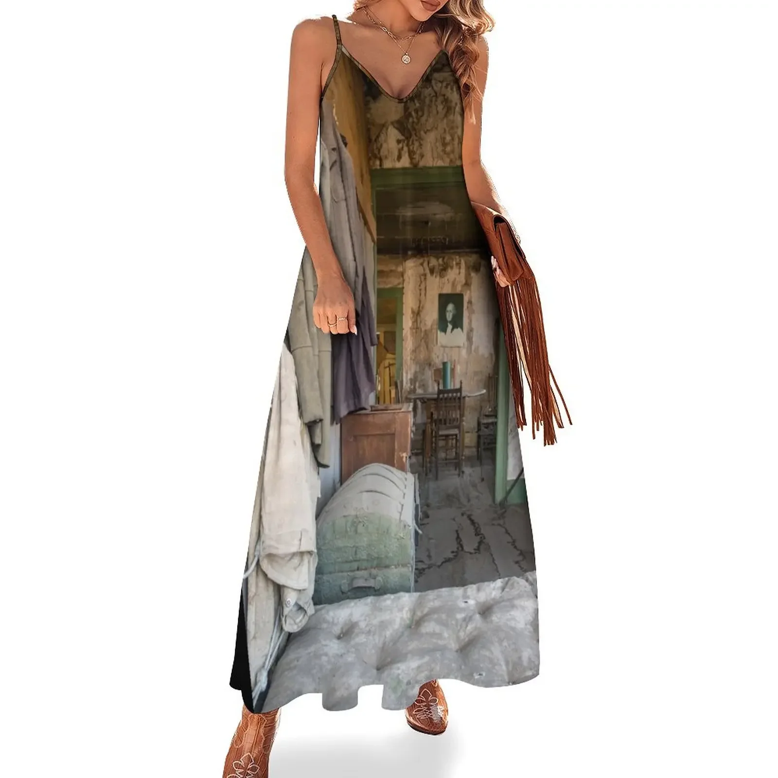 Abandoned - House in a Mining Town by SparklePyre Sleeveless Dress women dresses party dress women elegant luxury
Abandoned - House in a Mining Town by SparklePyre Sleeveless Dress women dresses party dress women elegant luxury