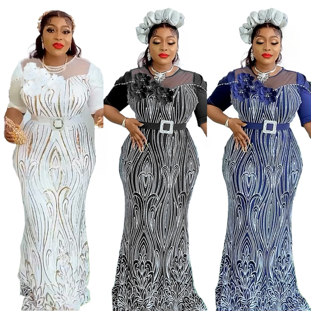 2024 Luxury Sequin Dresses for Women Dubai African Wedding Party Prom Evening Gown Long Mermaid Dress Dashiki Africa Clothing
2024 Luxury Sequin Dresses for Women Dubai African Wedding Party Prom Evening Gown Long Mermaid Dress Dashiki Africa Clothing