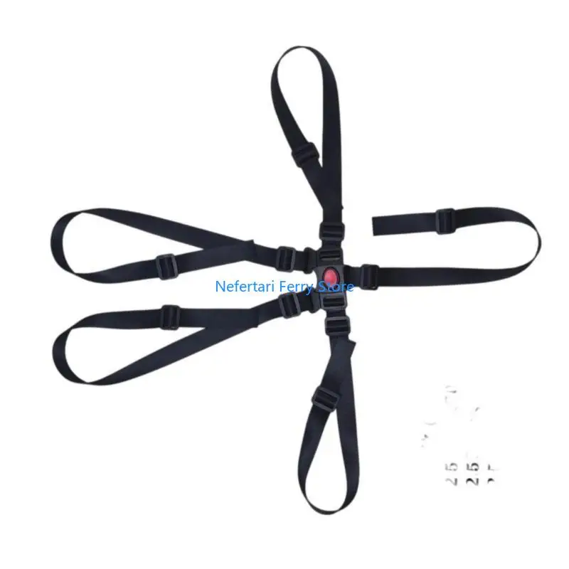 A9BD Comfortable Infant Safety Belt Strap with 5 Point Design for Secure Baby Chairs Strollers and Highchairs Easy to Install
A9BD Comfortable Infant Safety Belt Strap with 5 Point Design for Secure Baby Chairs Strollers and Highchairs Easy to Install