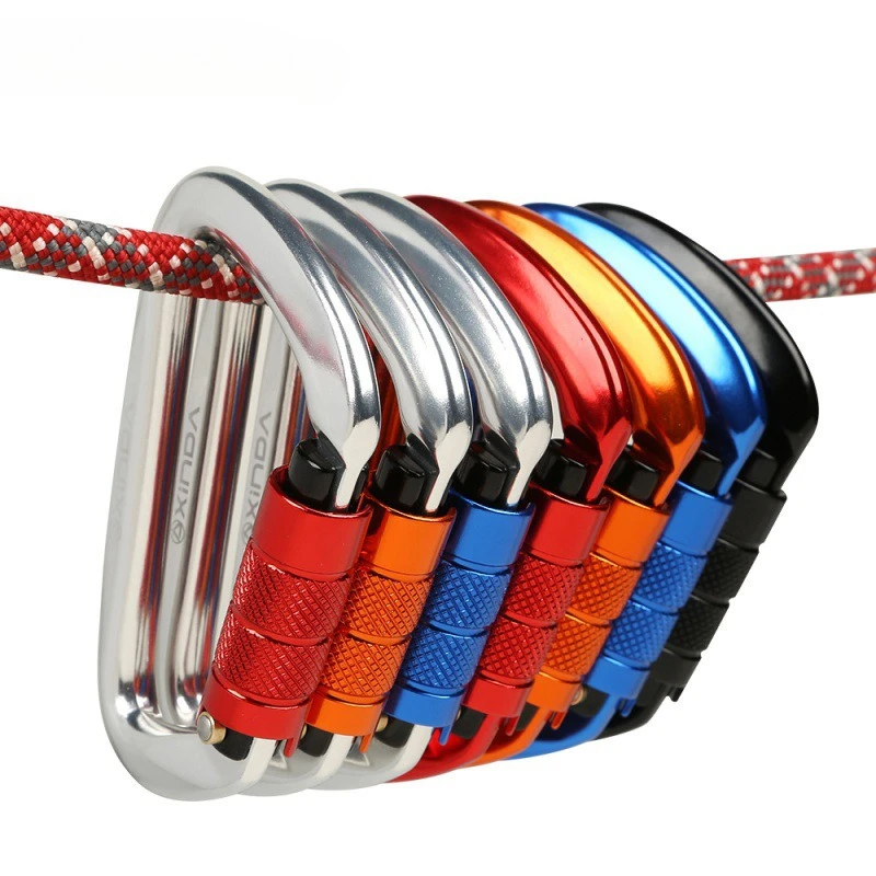 Outdoor Professional Carabiner Aviation Aluminum Safety Automatic Lock Camping Accessories
Outdoor Professional Carabiner Aviation Aluminum Safety Automatic Lock Camping Accessories