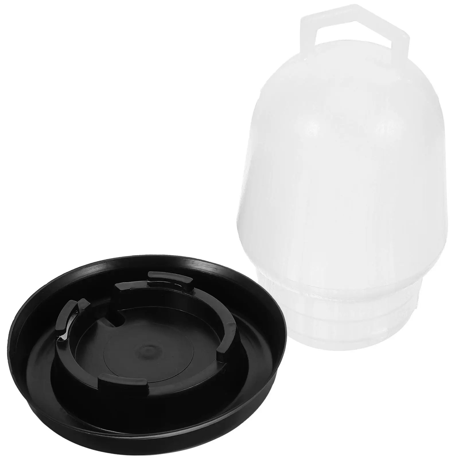 Automatic Chicken Waterer 0.75kg Black Base Clip Style Poultry Drink Fountain Plastic Dispenser Large Capacity Easy
Automatic Chicken Waterer 0.75kg Black Base Clip Style Poultry Drink Fountain Plastic Dispenser Large Capacity Easy