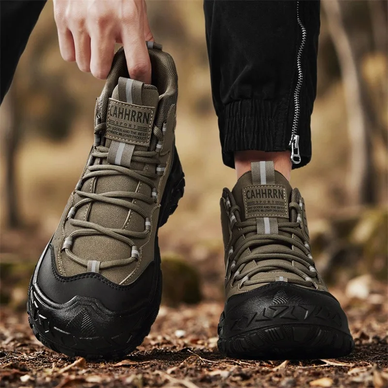 High Quality Men Tactical Boots Outdoor Anti Slip Wear Resistant Sneaker Comfortable Warm Riding Shoe Multi Functional Work Shoe
High Quality Men Tactical Boots Outdoor Anti Slip Wear Resistant Sneaker Comfortable Warm Riding Shoe Multi Functional Work Shoe