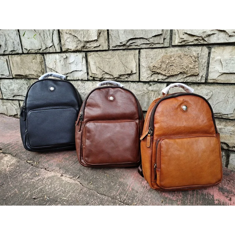 Original Handmade Retro Men's Skeleton-Skin Backpack Hand-Carrying Genuine Leather Men's Bag Large Capacity Computer Bag Travel
Original Handmade Retro Men's Skeleton-Skin Backpack Hand-Carrying Genuine Leather Men's Bag Large Capacity Computer Bag Travel