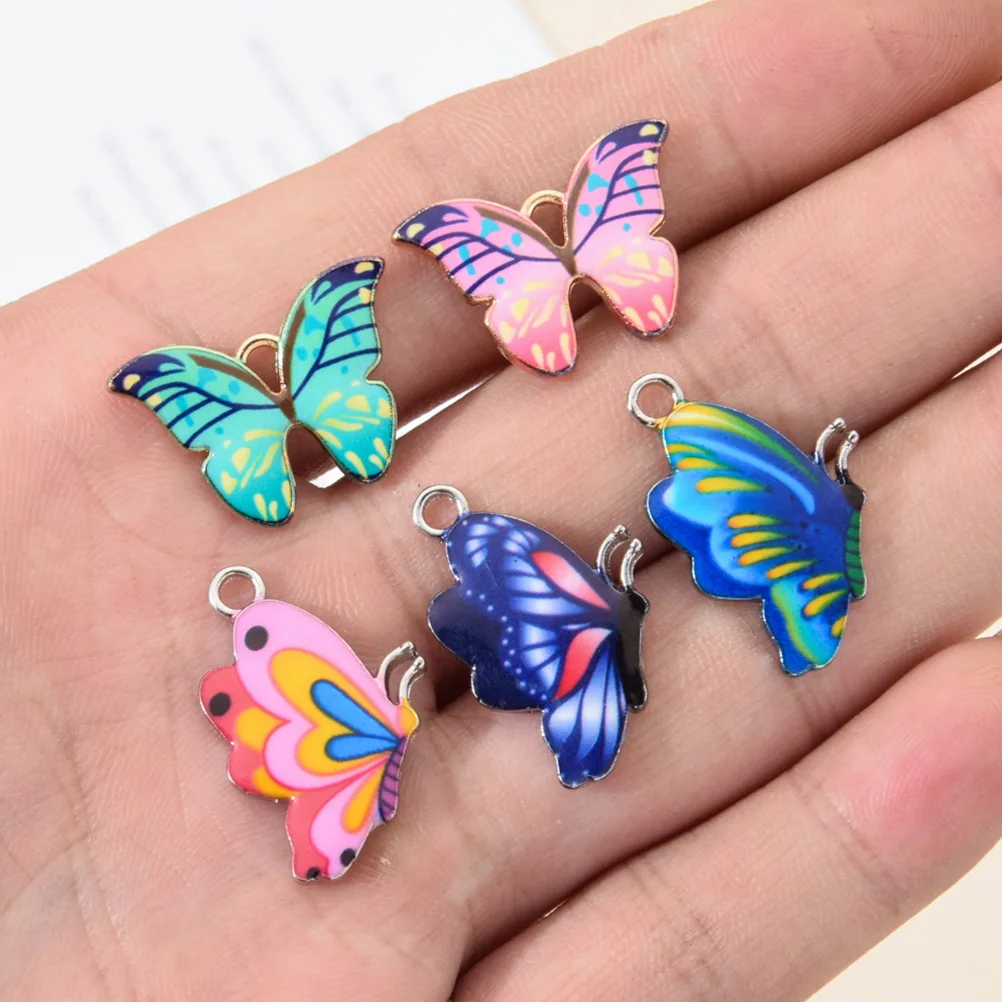 20 Pcs Butterfly Pendant Ornaments Jewelry Handmade Making Gift Butterflies Charms Women's
20 Pcs Butterfly Pendant Ornaments Jewelry Handmade Making Gift Butterflies Charms Women's