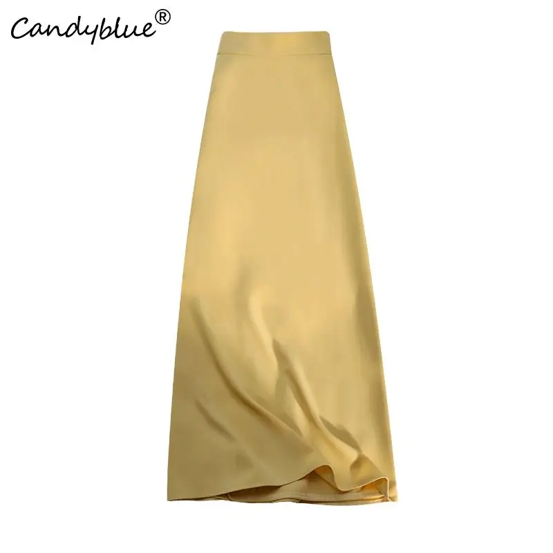 Yellow Skirt Women's French New High Waist Over Knee Long Skirt Temperament Mid Length Bust Dress Woman Summer Fashion Clothing
Yellow Skirt Women's French New High Waist Over Knee Long Skirt Temperament Mid Length Bust Dress Woman Summer Fashion Clothing