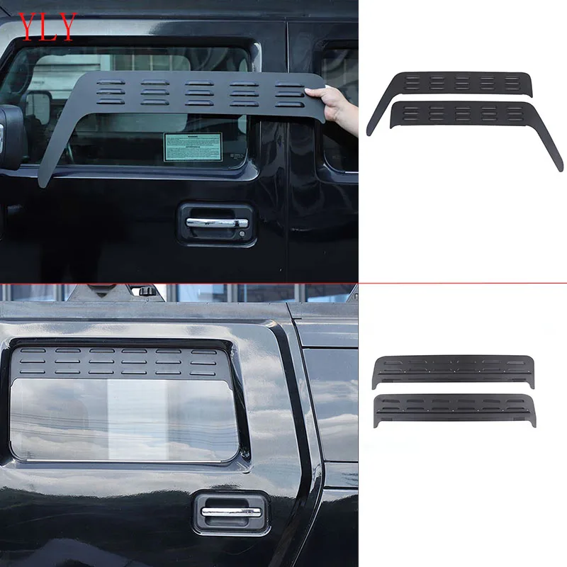 For Hummer H2 2003-2009 Aluminum Alloy Black Car Front Rear Ventilation blinds Panel sticker Car exterior decoration accessories
For Hummer H2 2003-2009 Aluminum Alloy Black Car Front Rear Ventilation blinds Panel sticker Car exterior decoration accessories