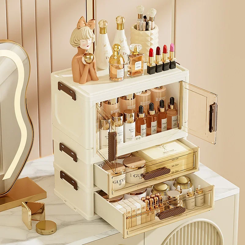 Desktop Dresser Skin Care Products Mask Dust-proof Premium Sense Drawer Organizer Shelf Cosmetics Storage Box
Desktop Dresser Skin Care Products Mask Dust-proof Premium Sense Drawer Organizer Shelf Cosmetics Storage Box