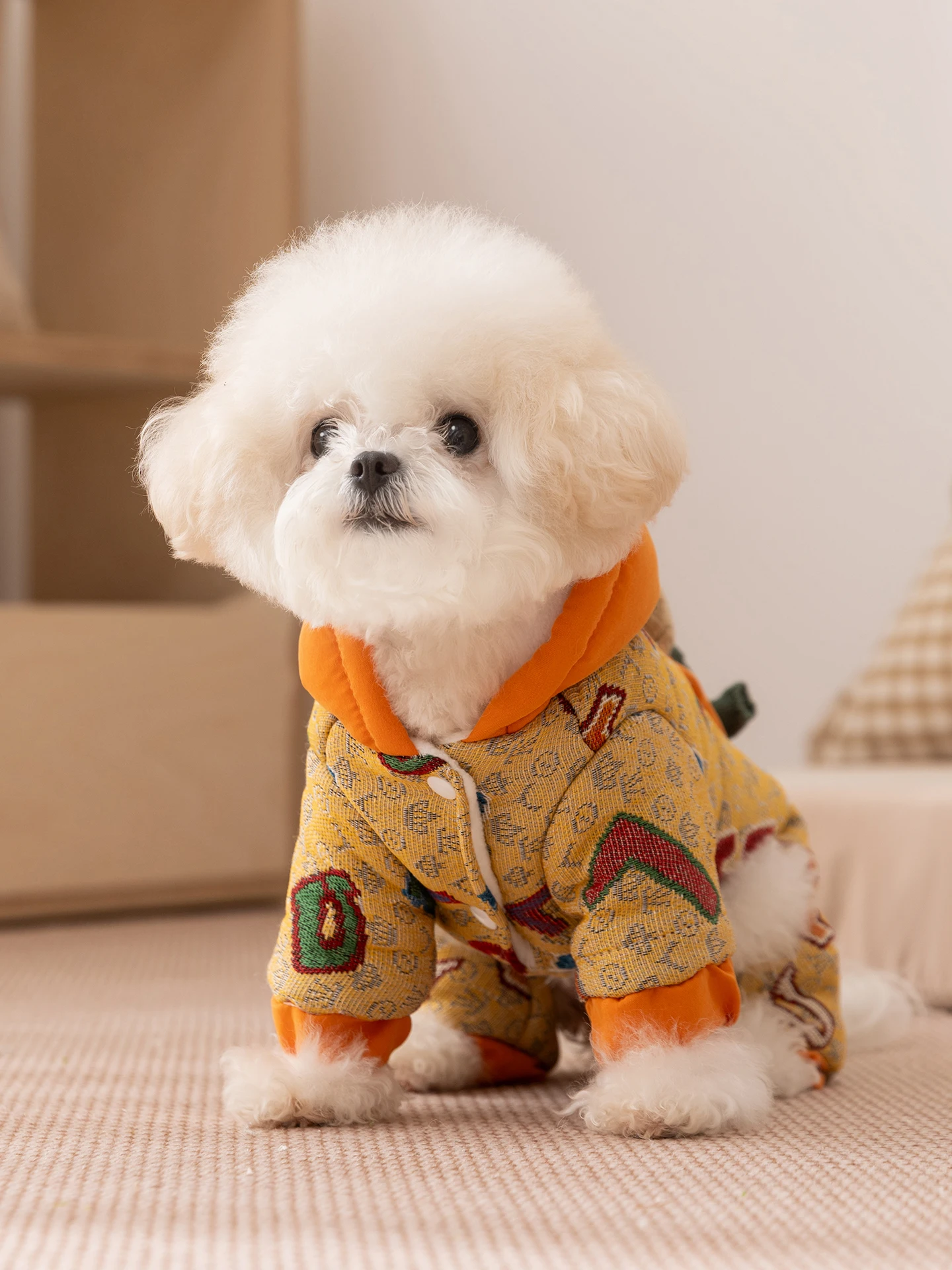 Теплая одежда для собак из полиэфирного волокна для собак маленьких и средних размеров, осенне-зимняя повседневная одежда для домашних животных для Bichon Teddy Sch...
Теплая одежда для собак из полиэфирного волокна для собак маленьких и средних размеров, осенне-зимняя повседневная одежда для домашних животных для Bichon Teddy Sch...