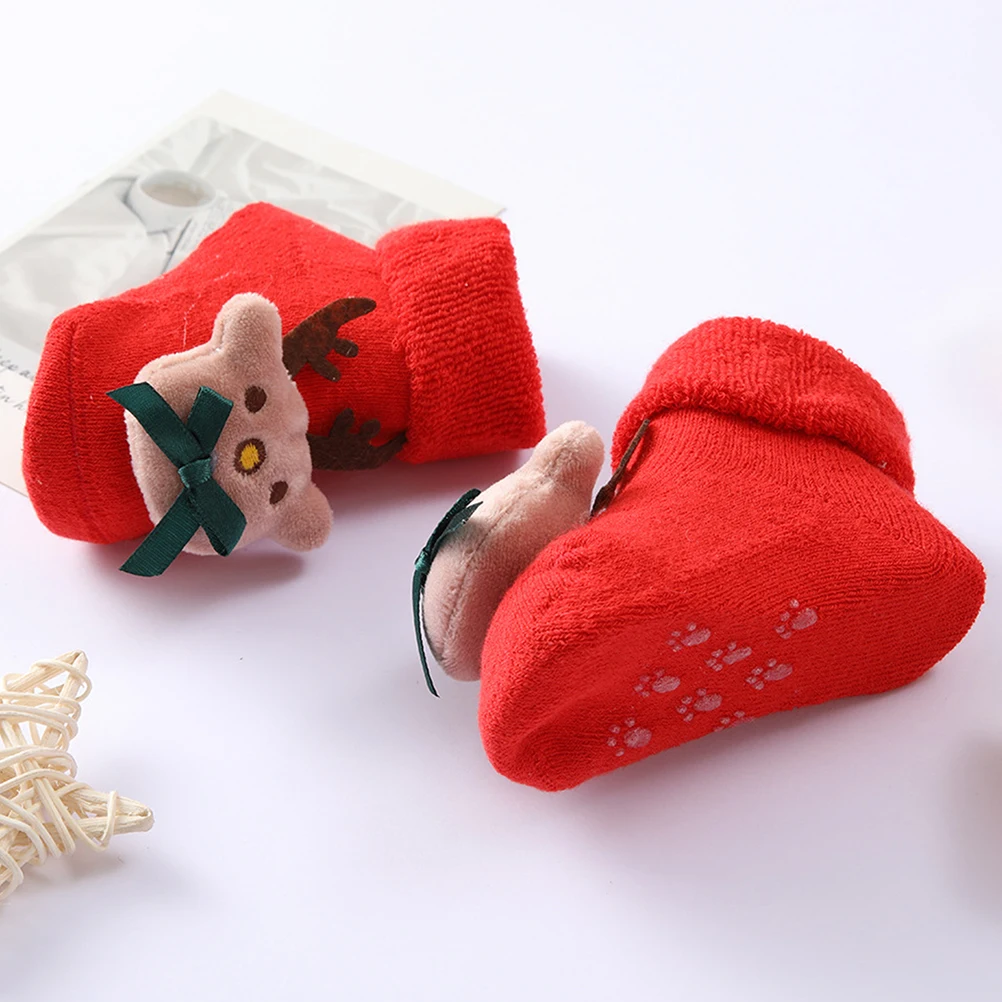 Christmas Socks Set For Newborn Baby Winter Warm Cotton Thick Non Slip Thermal Socks Party Decoration Festival Gift
Christmas Socks Set For Newborn Baby Winter Warm Cotton Thick Non Slip Thermal Socks Party Decoration Festival Gift