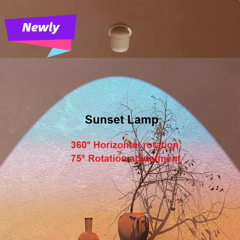 LED Spotlight Recessed/Surface Mounted Ceiling Lamp Adjustable Angle Bedroom Sunset Projection Lamp Spotlight Living Room Decor
LED Spotlight Recessed/Surface Mounted Ceiling Lamp Adjustable Angle Bedroom Sunset Projection Lamp Spotlight Living Room Decor