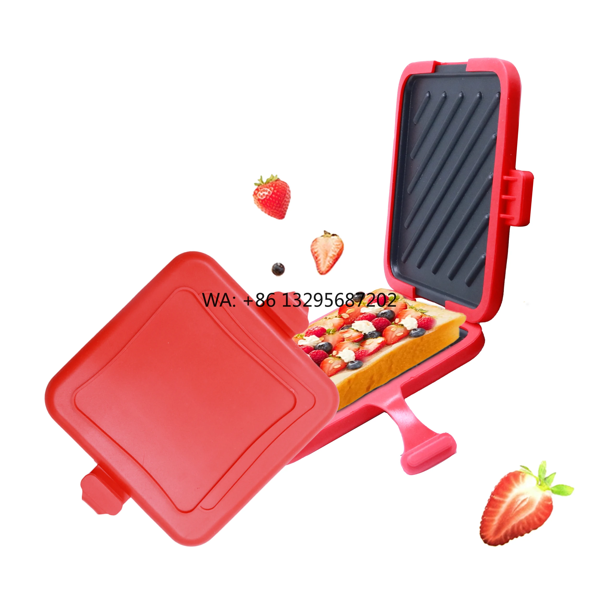 2pieces Dishwasher Safe Thick Microwave Sandwich Maker Toaster Sandwich Maker Time Saving Fast Sandwich Maker Pans
2pieces Dishwasher Safe Thick Microwave Sandwich Maker Toaster Sandwich Maker Time Saving Fast Sandwich Maker Pans