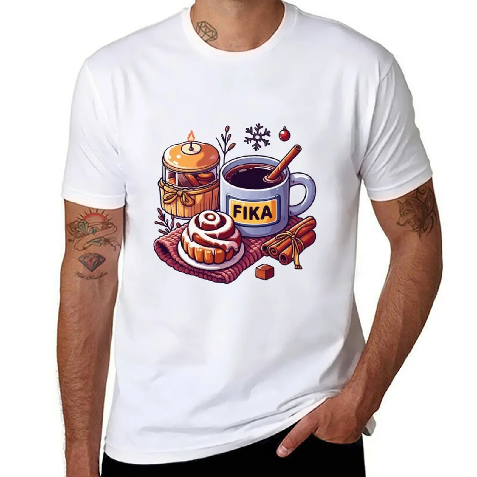 Fika with Sverige Pastries T-Shirt t shirts for man cotton mens graphic t shirts man graphic t shirt T-shirt
Fika with Sverige Pastries T-Shirt t shirts for man cotton mens graphic t shirts man graphic t shirt T-shirt