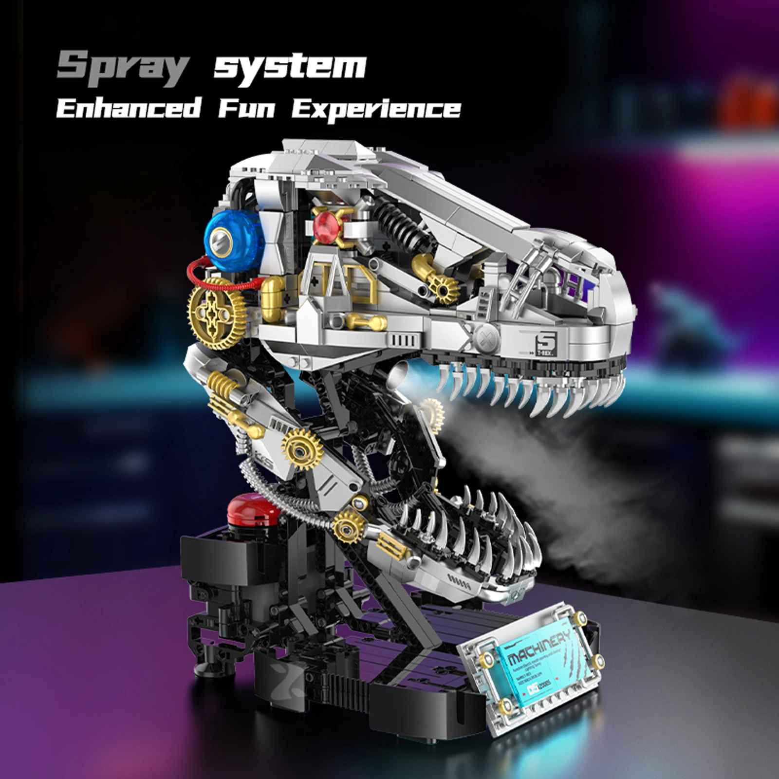 Mechanical Dinosaur Skull Building Blocks Set Motorized STEM Educational Construction Toys for Adults Kids Collection
Mechanical Dinosaur Skull Building Blocks Set Motorized STEM Educational Construction Toys for Adults Kids Collection