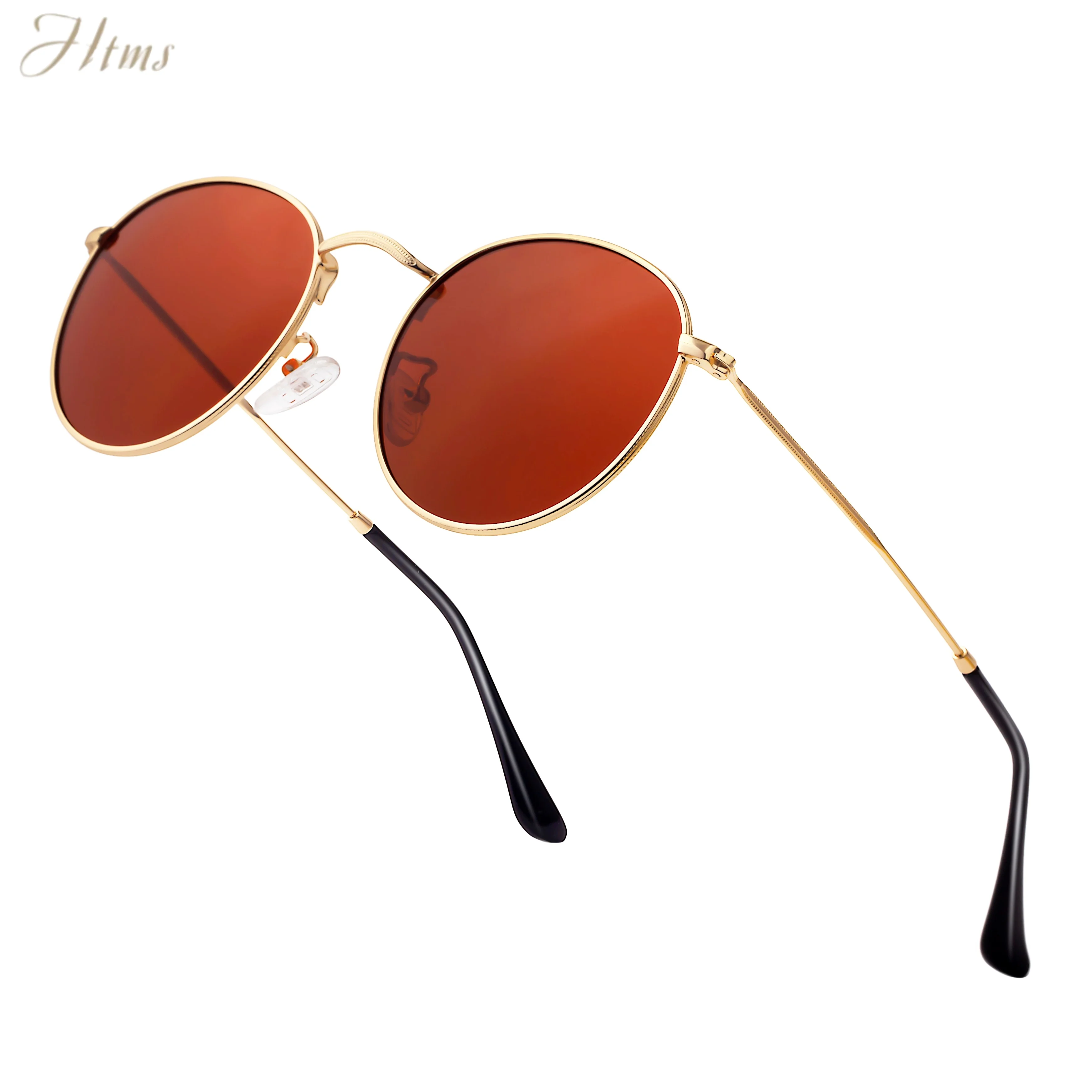 HTMS Classic Round Frame Polarized Sunglasses HD Lens Full Frame Design Men's Outdoor Fishing Sunglasses UV400 Protection
HTMS Classic Round Frame Polarized Sunglasses HD Lens Full Frame Design Men's Outdoor Fishing Sunglasses UV400 Protection
