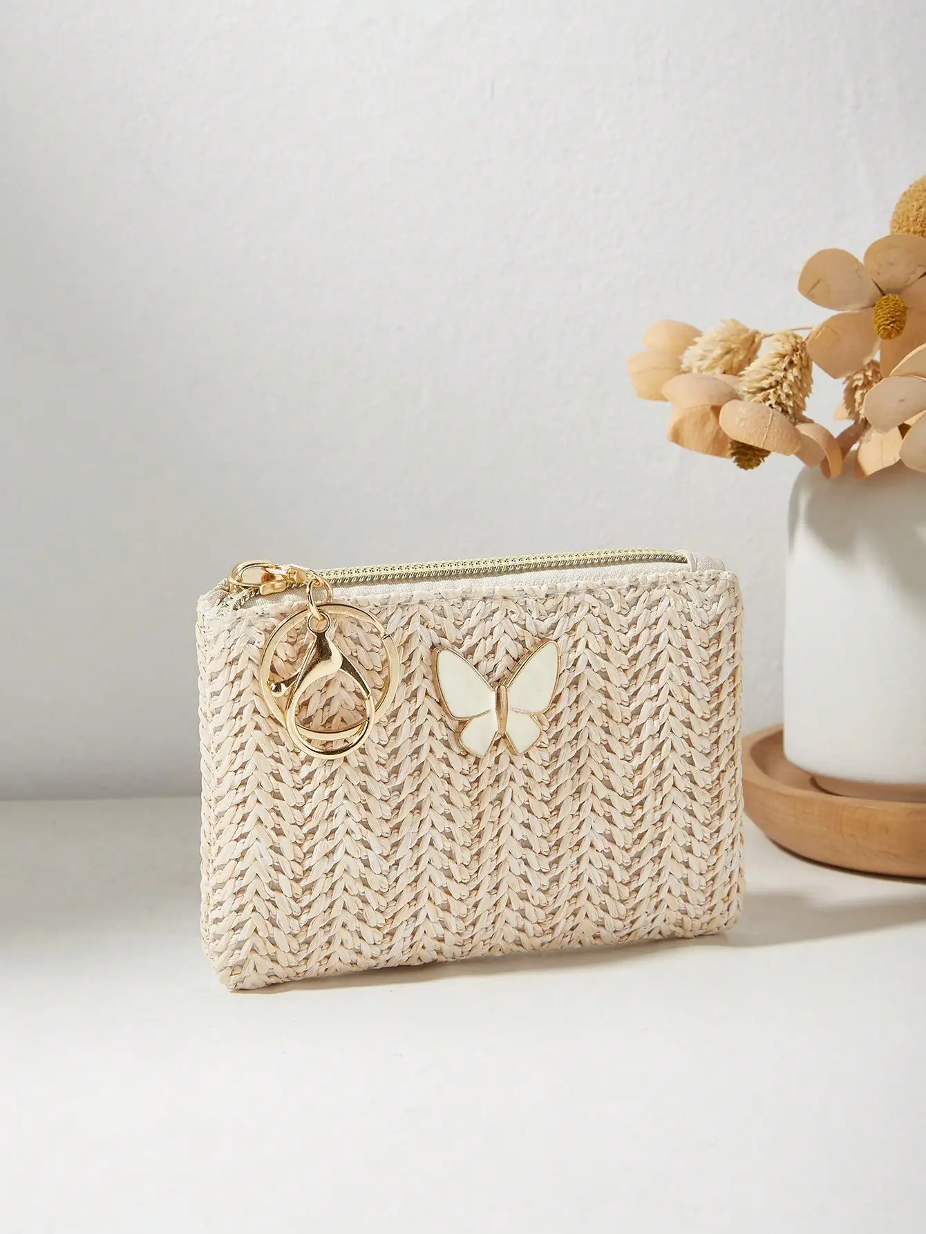 Fashionable New Straw Weave Bag Bow Decor Lipstick & Coin Purse Summer Beach Bag For Women Wallet Mini Wallet Purse Wallet Coin Wallet Wallet
Fashionable New Straw Weave Bag Bow Decor Lipstick & Coin Purse Summer Beach Bag For Women Wallet Mini Wallet Purse Wallet Coin Wallet Wallet