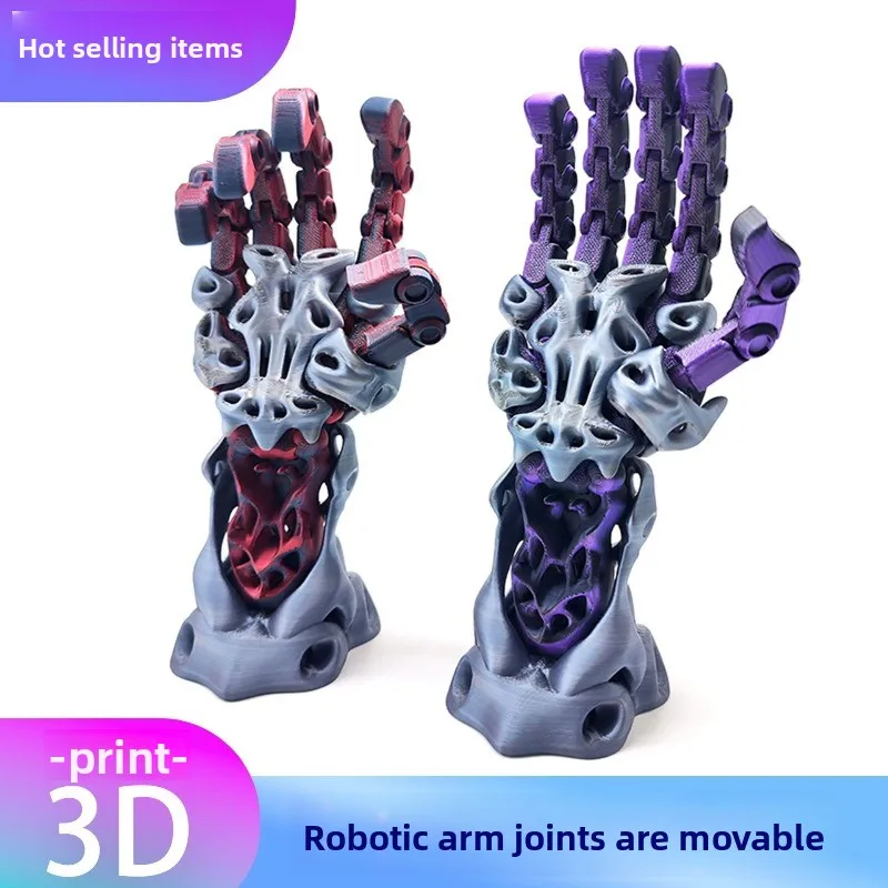 3D Printed Cyberpunk Mechanical Hand Model, Full Articulated Joints, Desktop Bracket & Hanger, Creative Art Decor Gift
3D Printed Cyberpunk Mechanical Hand Model, Full Articulated Joints, Desktop Bracket & Hanger, Creative Art Decor Gift
