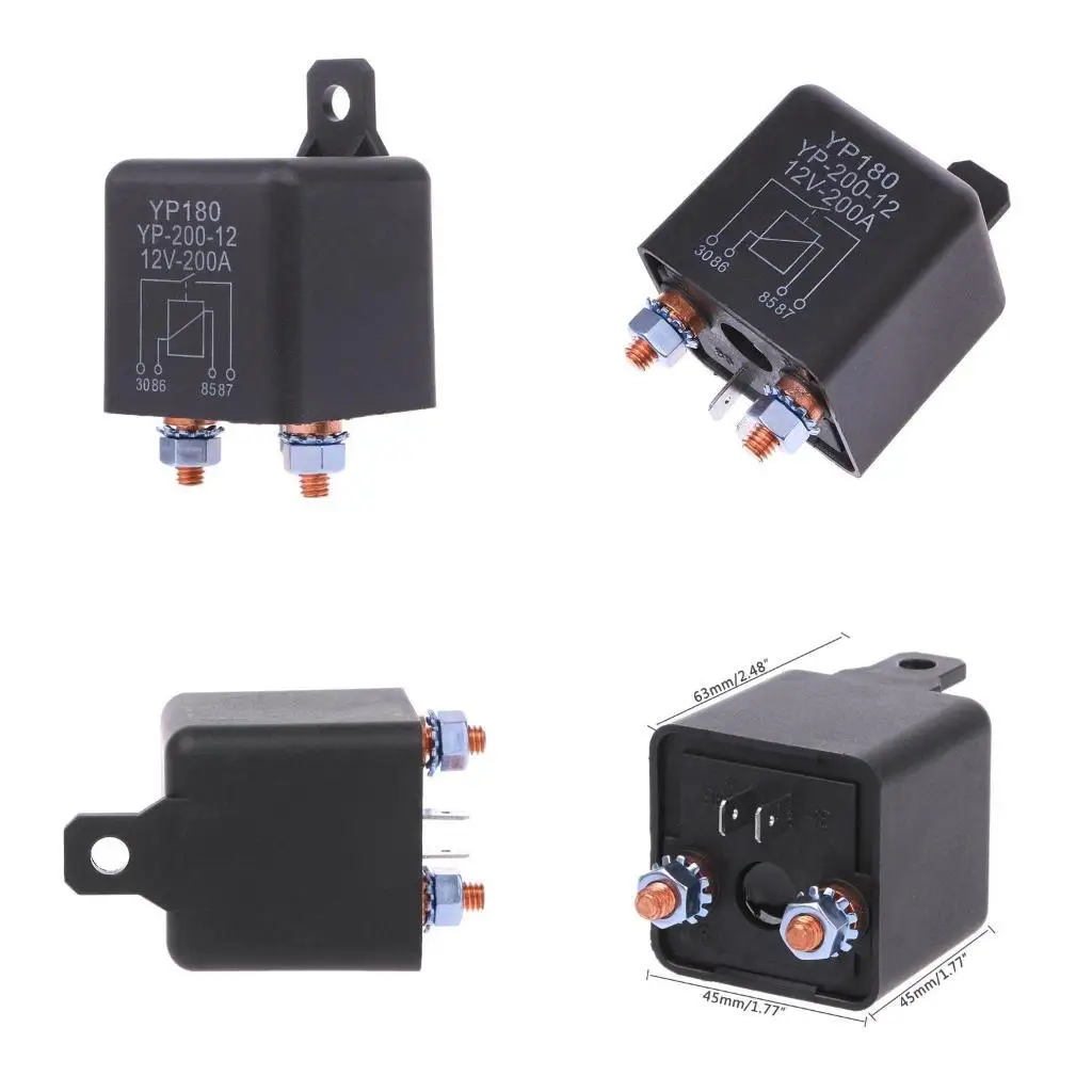 Y1UD 12V for DC 200A High Power Car Truck Motor Continuous Type Automotive Swit
Y1UD 12V for DC 200A High Power Car Truck Motor Continuous Type Automotive Swit