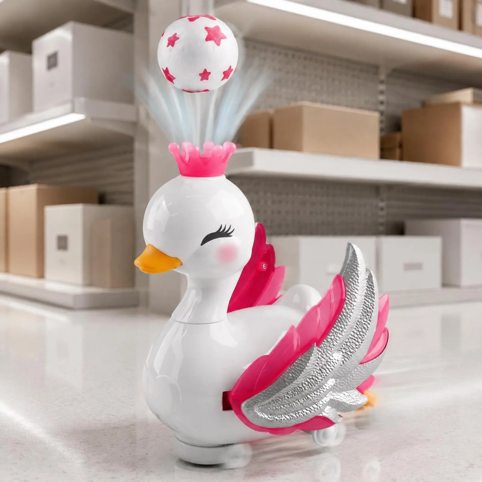 Floating Ball Swan Toy LED Lights Electric Swan Toy Interactive Educational for Children
Floating Ball Swan Toy LED Lights Electric Swan Toy Interactive Educational for Children