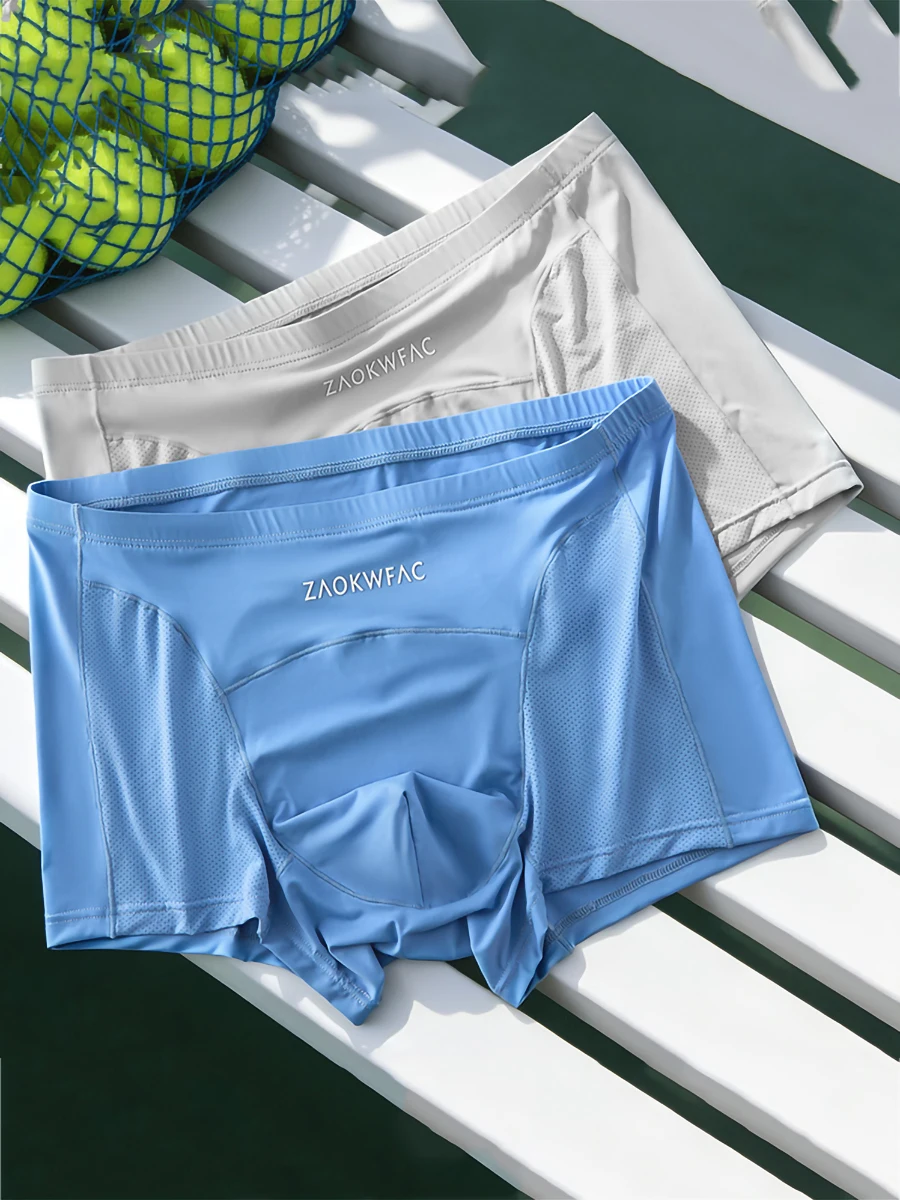 1 Pcs Men's Nylon Boxer Briefs, Breathable Mesh Quick-drying Underwear, Soft & Comfortable Sports Style, Machine Washable
1 Pcs Men's Nylon Boxer Briefs, Breathable Mesh Quick-drying Underwear, Soft & Comfortable Sports Style, Machine Washable