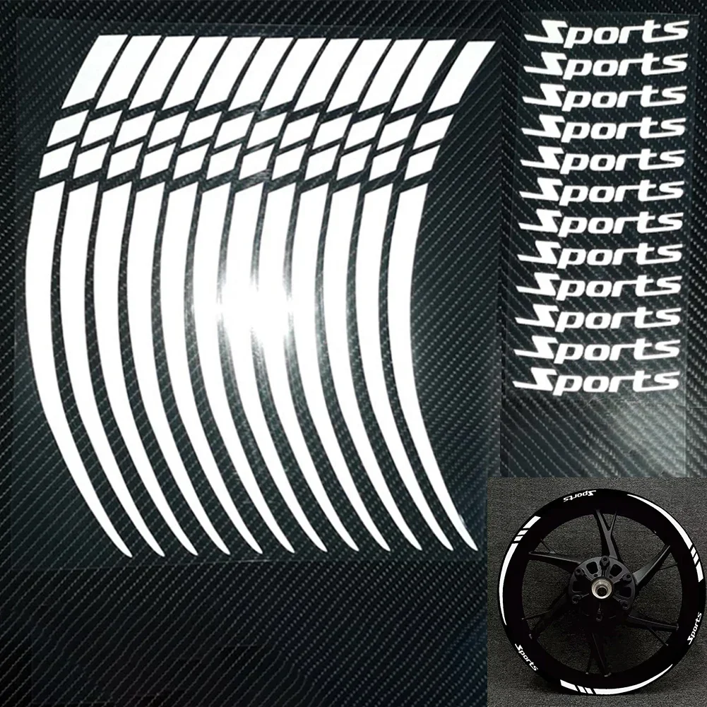 12pcs Motorcycle Hub Stickers Sport Stripe Wheel Rim Waterproof Vinyl Decals 18-21in Wheel Decal Motocross Bike Wheels Stickers
12pcs Motorcycle Hub Stickers Sport Stripe Wheel Rim Waterproof Vinyl Decals 18-21in Wheel Decal Motocross Bike Wheels Stickers