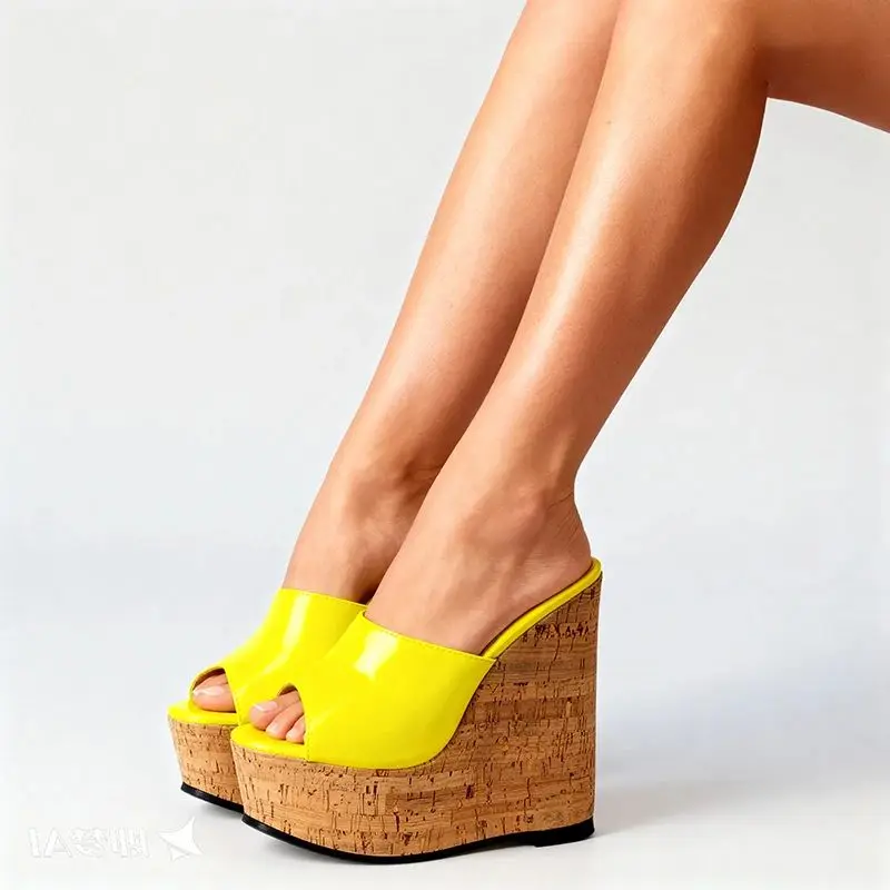 Ronticool Handmade Women Shiny Mules Sandals Sexy Wedges High Heel Open Toe Gorgeous 11 Colors Night Club Shoes US Size 5-20
Ronticool Handmade Women Shiny Mules Sandals Sexy Wedges High Heel Open Toe Gorgeous 11 Colors Night Club Shoes US Size 5-20