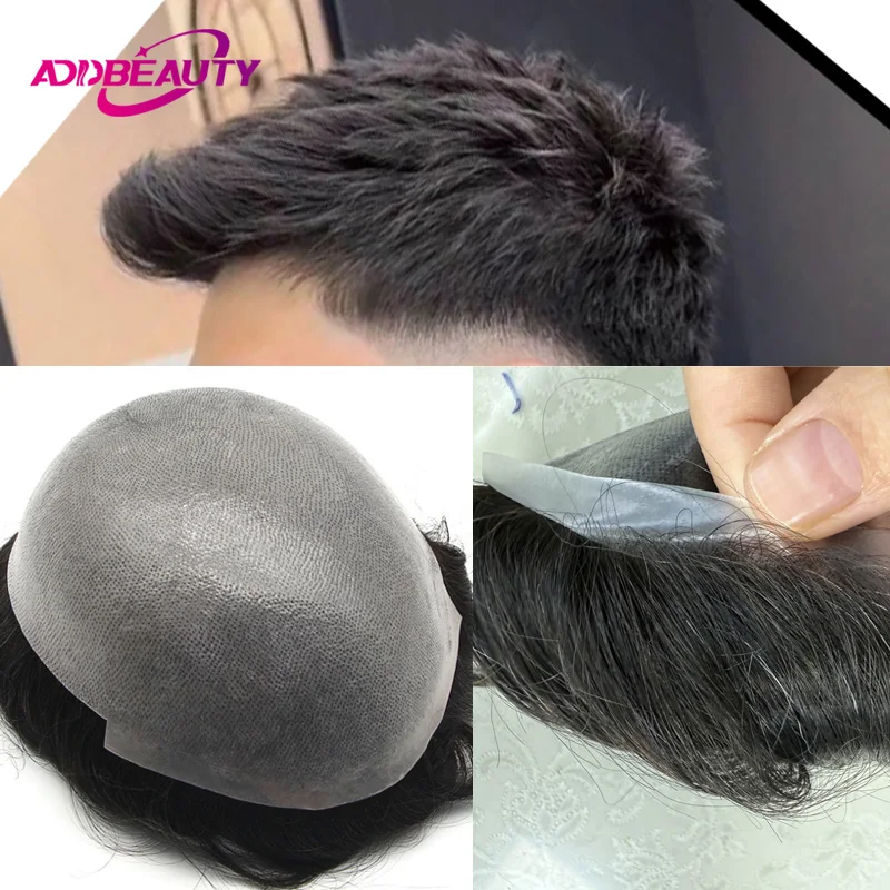 Full PU0.04-0.06cm Toupee Men Natural Human Hair Wig Thin Skin Indian Human Hairpiece Wave Straight Hair System Replacement Wigs
Full PU0.04-0.06cm Toupee Men Natural Human Hair Wig Thin Skin Indian Human Hairpiece Wave Straight Hair System Replacement Wigs