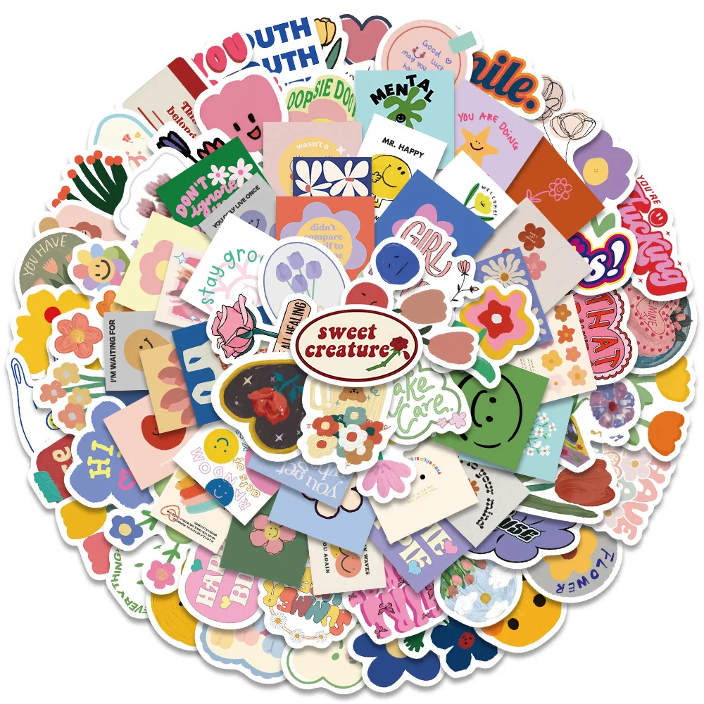 90PCS Cute Smile Flower Stickers Cartoon Motivational Stickers for School Teacher Kids Student Stationery Stickers Kids Toys
90PCS Cute Smile Flower Stickers Cartoon Motivational Stickers for School Teacher Kids Student Stationery Stickers Kids Toys