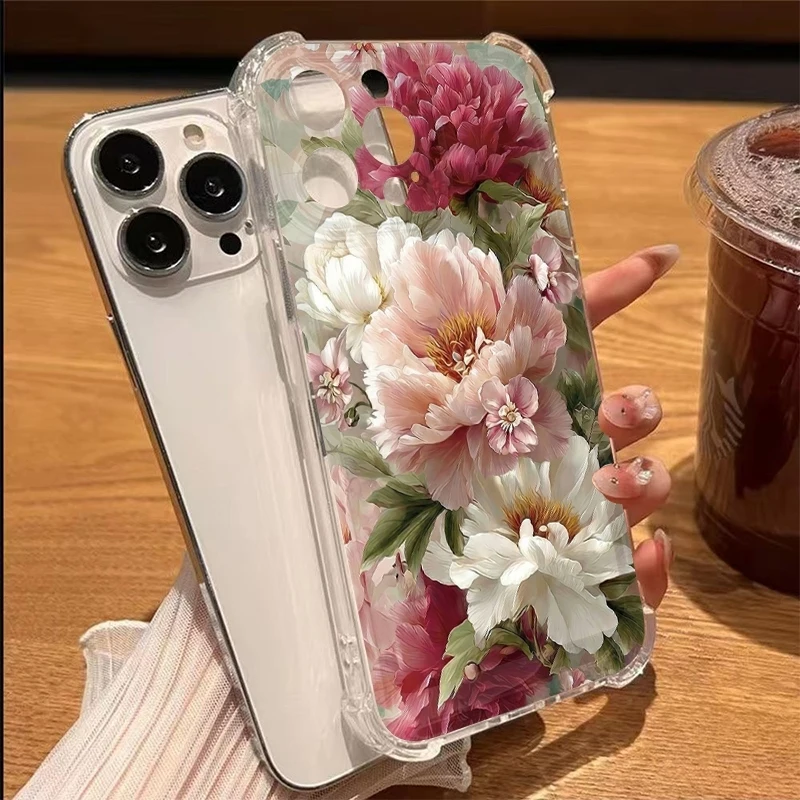 Elegant Peony Flower Pattern Transparent Case For Samsung Galaxy S26 Ultra S25 FE S24 Plus S23 S22 S21 A17 A24 A37 A57 TPU Cover
Elegant Peony Flower Pattern Transparent Case For Samsung Galaxy S26 Ultra S25 FE S24 Plus S23 S22 S21 A17 A24 A37 A57 TPU Cover