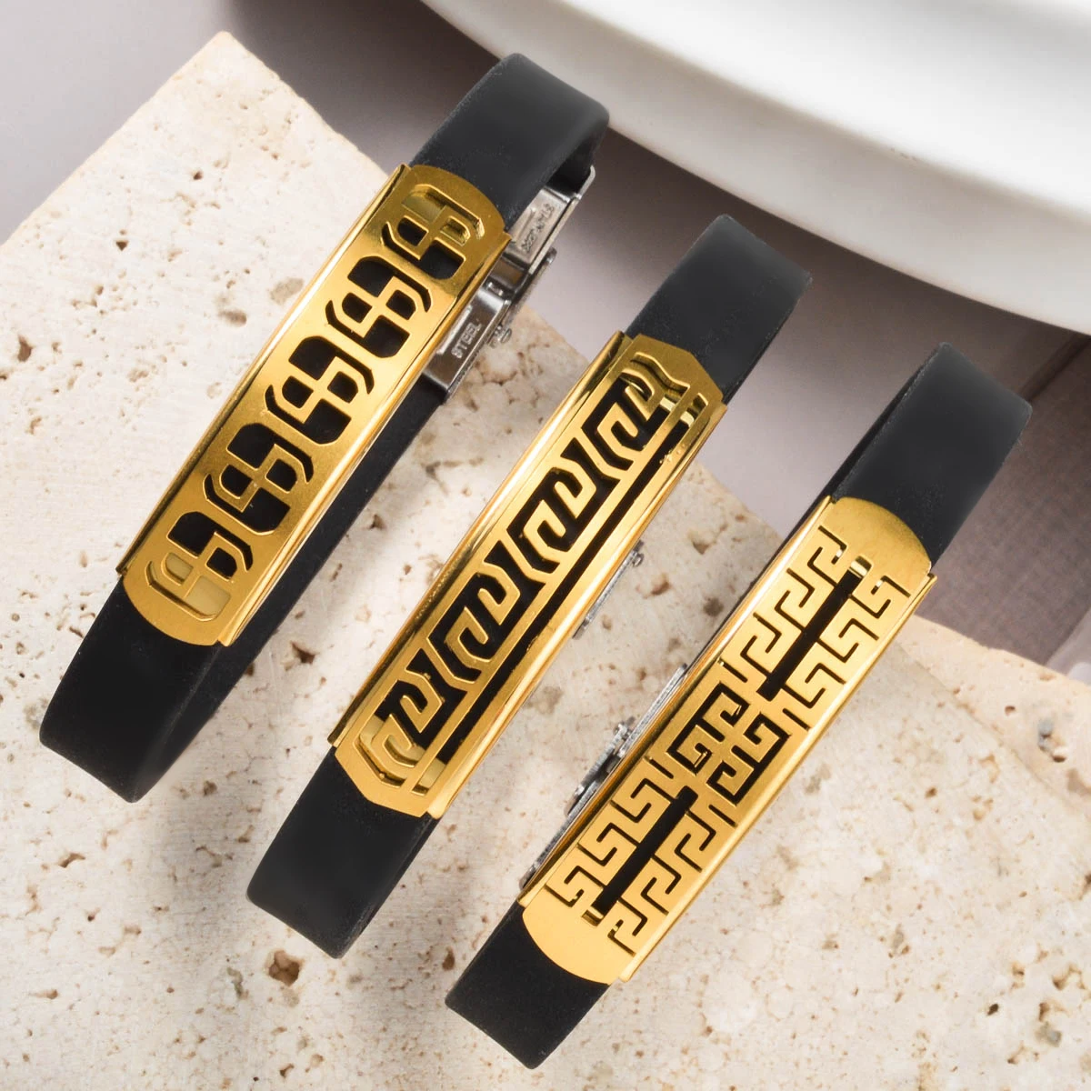 Modern Geometric Couple Bracelet Personality Matching Jewelry for Men Women Perfect Dating Anniversary Wedding Gift Idea
Modern Geometric Couple Bracelet Personality Matching Jewelry for Men Women Perfect Dating Anniversary Wedding Gift Idea
