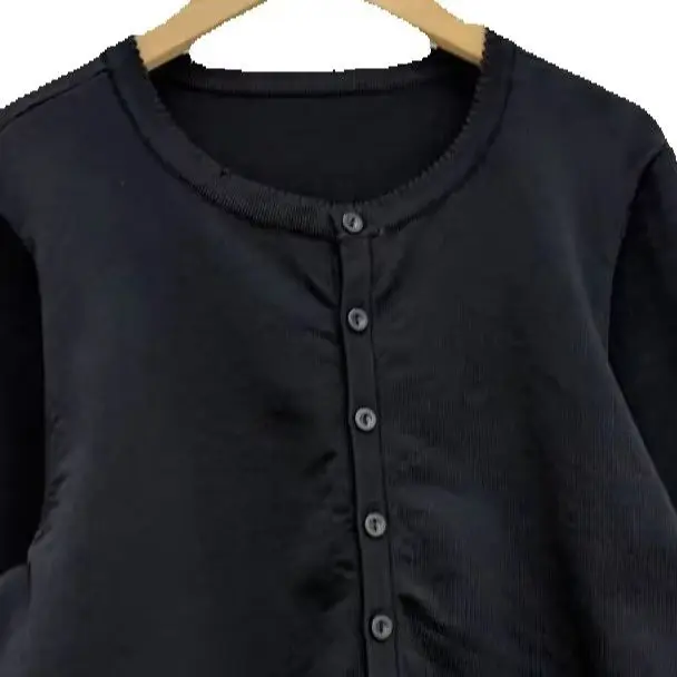 Spring/Summer Women O-Neck Long Sleeve Solid Loose Short Knit Cardigan Single-Breasted Elegant Casual Knitwear Coat
Spring/Summer Women O-Neck Long Sleeve Solid Loose Short Knit Cardigan Single-Breasted Elegant Casual Knitwear Coat