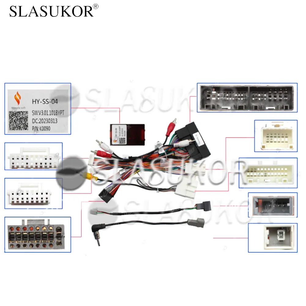 16-контактный автомобильный радиокабель с CAN Bus Box для Hyundai IX45 KIA Sportage K7 Cadenza Sedona POWER WIRE Canbus кабель Android
16-контактный автомобильный радиокабель с CAN Bus Box для Hyundai IX45 KIA Sportage K7 Cadenza Sedona POWER WIRE Canbus кабель Android