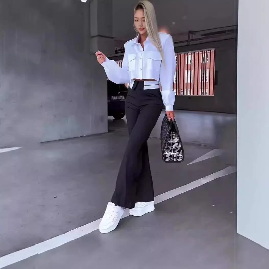 Niche Spice Girl Premium Simple Lapel Temperament Suit Pants Spring New Product Fashion Women's Clothing Black Slim Commuter
Niche Spice Girl Premium Simple Lapel Temperament Suit Pants Spring New Product Fashion Women's Clothing Black Slim Commuter