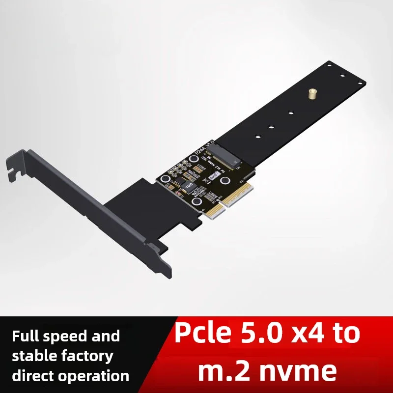PCIe 5.0 x4 to M.2 NVME SSD Adapter with Bracket Support Gen5
PCIe 5.0 x4 to M.2 NVME SSD Adapter with Bracket Support Gen5