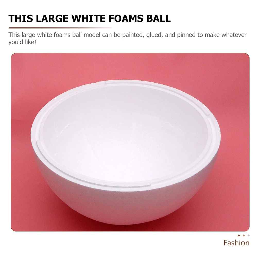DIY Foam Craft White Hollow Sphere Christmas Wedding Foam For Crafts Decorations Smooth Paintable H made Materials
DIY Foam Craft White Hollow Sphere Christmas Wedding Foam For Crafts Decorations Smooth Paintable H made Materials