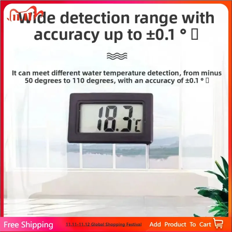 1pcs Electronic Digital Thermometer TPM-10 Fish Tank Refrigerator Water Temperature Gauge Thermometer
1pcs Electronic Digital Thermometer TPM-10 Fish Tank Refrigerator Water Temperature Gauge Thermometer
