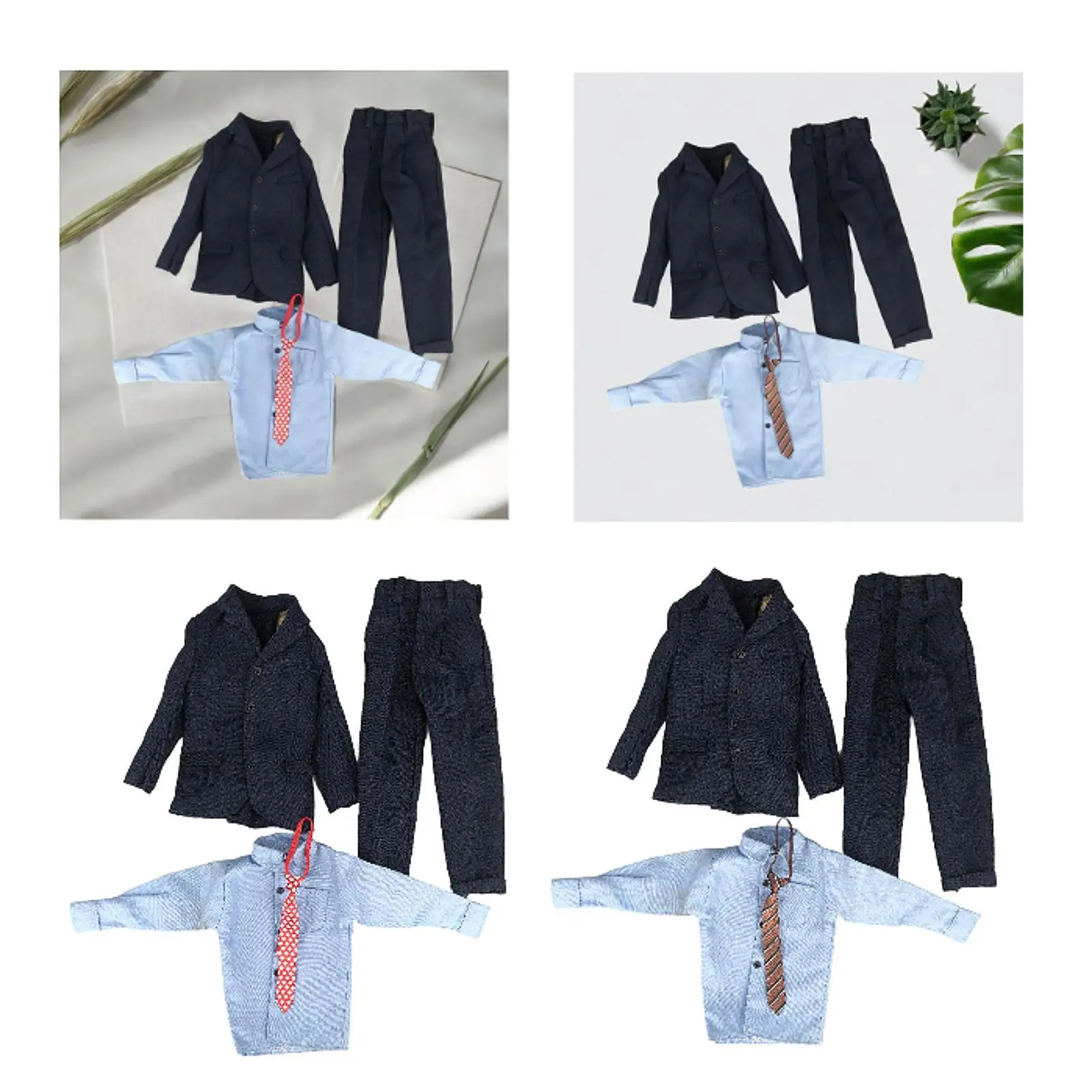 1:6 Office Suit Set Clothing Includes Long Sleeve Shirt, Suit Tops and Pants, Formal Tie
1:6 Office Suit Set Clothing Includes Long Sleeve Shirt, Suit Tops and Pants, Formal Tie