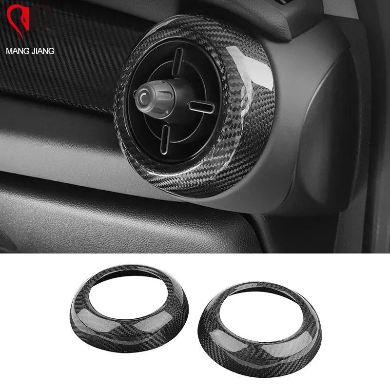 Car Air Outlet Cover Real Carbon Fiber For Mini Cooper F55 F56 F57 Accessories Ring Car Dashboard Side Vent Sticker Decorate
Car Air Outlet Cover Real Carbon Fiber For Mini Cooper F55 F56 F57 Accessories Ring Car Dashboard Side Vent Sticker Decorate